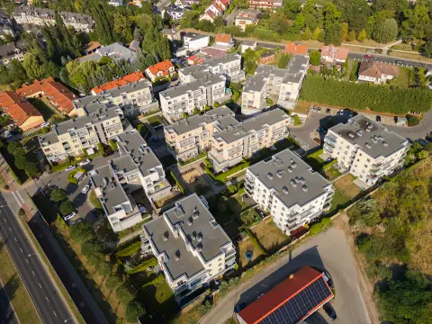 Zdjęcie z lotu ptaka inwestycji Krakowska I