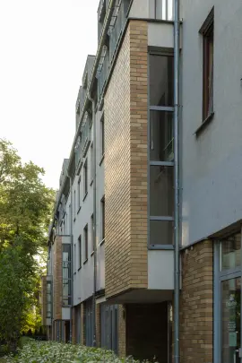 Zdjęcie elewacji budynku w inwestycji Pogodno Park