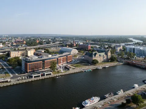 Zdjęcie z lotu ptaka inwestycji Lastadia