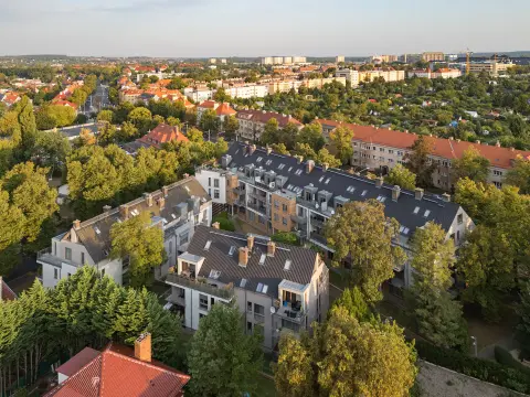 Zdjęcie z lotu ptaka inwestycji Pogodno Park