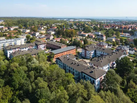 Zdjęcie z lotu ptaka inwestycji Garden House