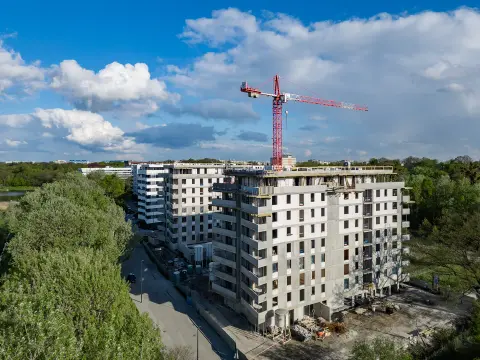 Postęp pracy inwestycji Sokołówka, Łódź Julianów