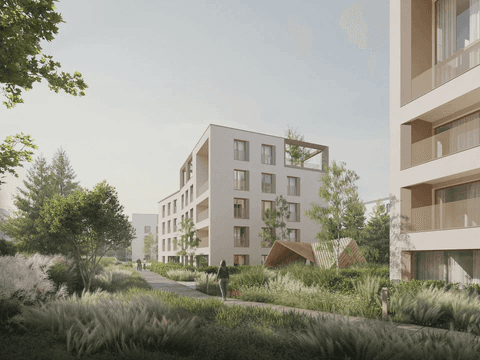 Budynek inwestycji Kameralna, Warszawa Mokotów