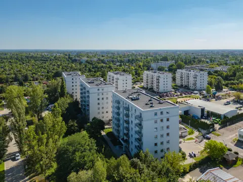 Zdjęcie z lotu ptaka inwestycji Osiedle Majowe