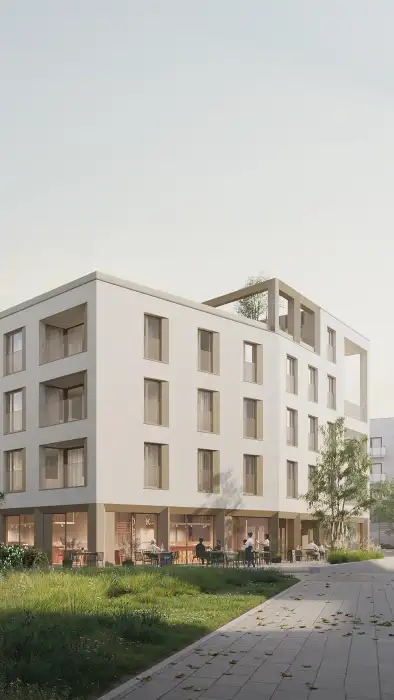 Budynek inwestycji Kameralna, Warszawa Mokotów