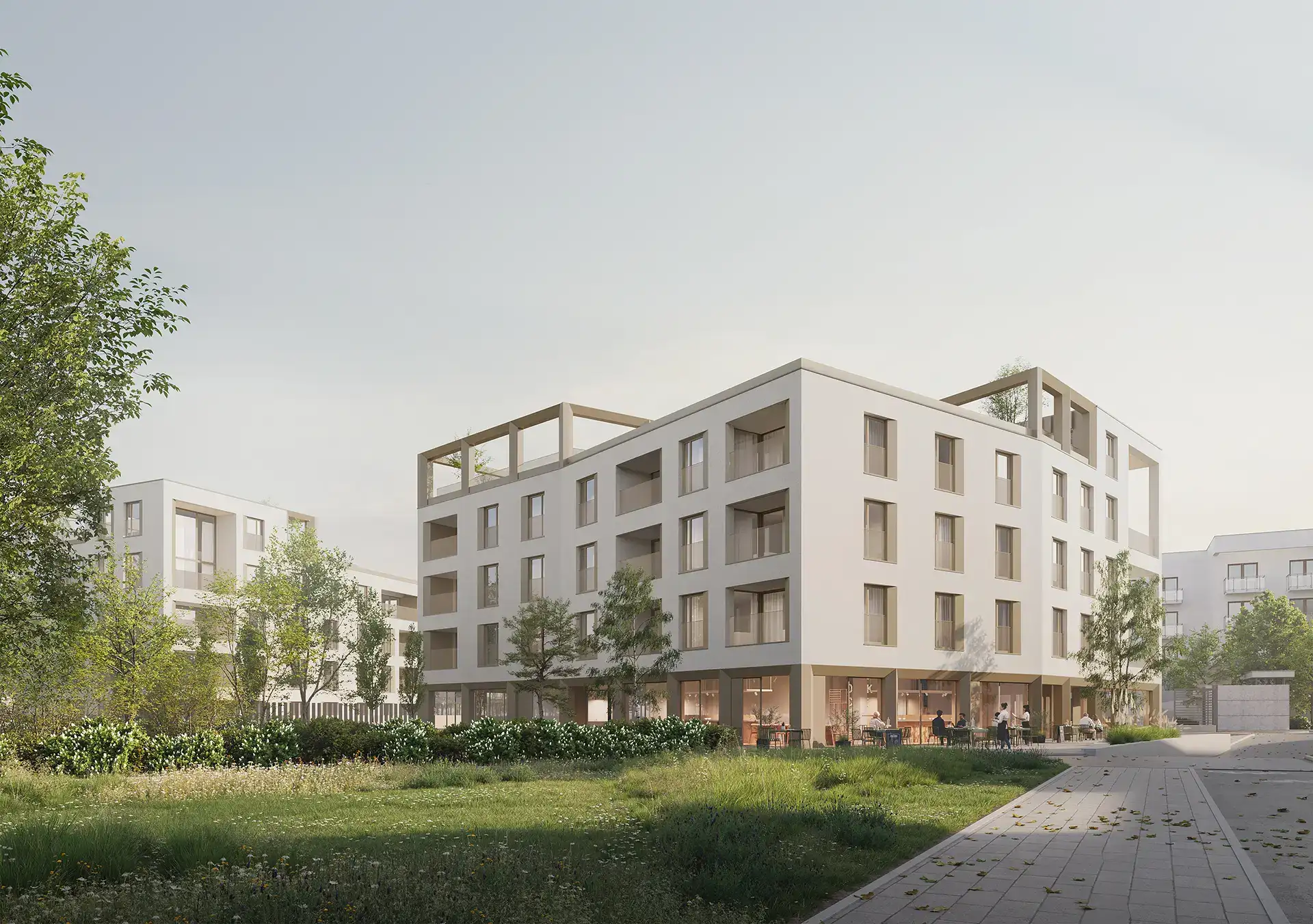 Budynek inwestycji Kameralna, Warszawa Mokotów