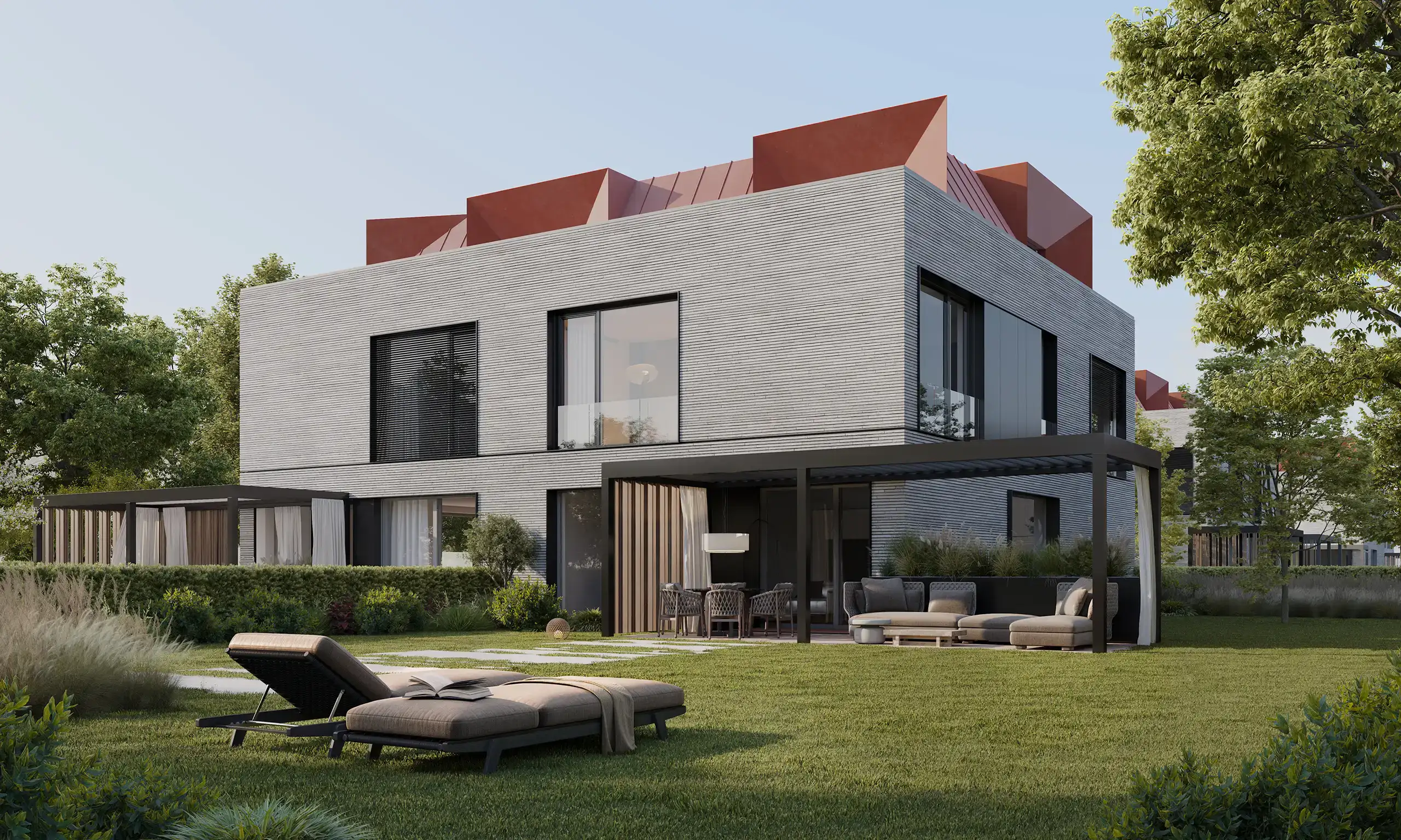 Budynek inwestycji Ville Wiedeńska, Warszawa Mokotów