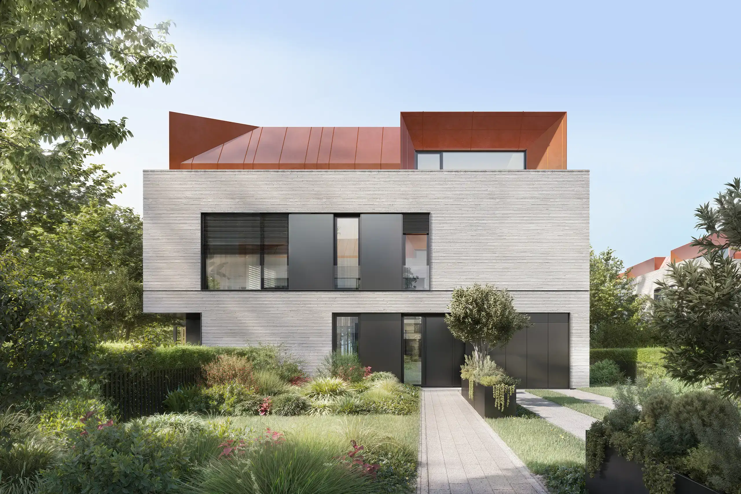 Budynek inwestycji Ville Wiedeńska, Warszawa Mokotów